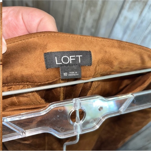 Loft Brown Suade Soft Pants - Picture 6 of 6